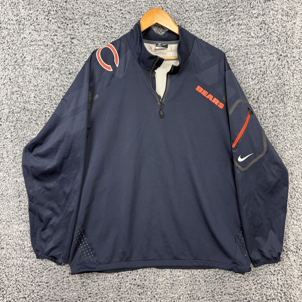 Nike Chicago Bears Jacket Mens 2XL NFL On Field Player Team Issued Landon Cohen